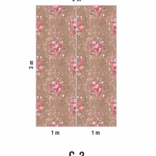Панно Loymina Classic vol. II Medallion V10 010 C2 3х2 м