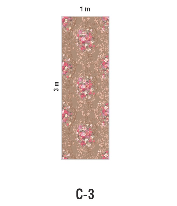 Панно Loymina Classic vol. II Medallion V10 010 C3 3х1 м