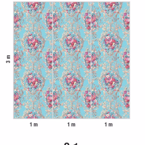 Панно Loymina Classic vol. II Medallion V10 018 C1 3х3 м