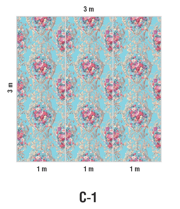 Панно Loymina Classic vol. II Medallion V10 018 C1 3х3 м