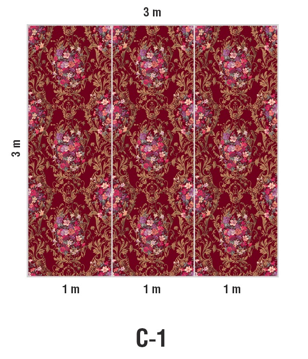 Панно Loymina Classic vol. II Medallion V10 020 C1 3х3 м