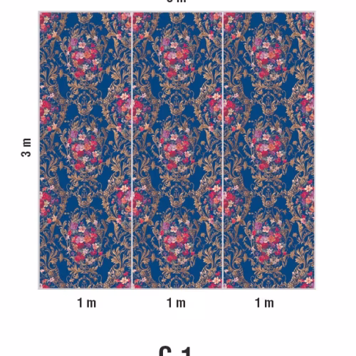 Панно Loymina Classic vol. II Medallion V10 021 C1 3х3 м