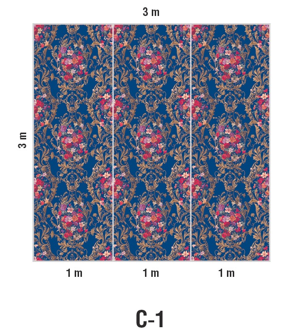 Панно Loymina Classic vol. II Medallion V10 021 C1 3х3 м