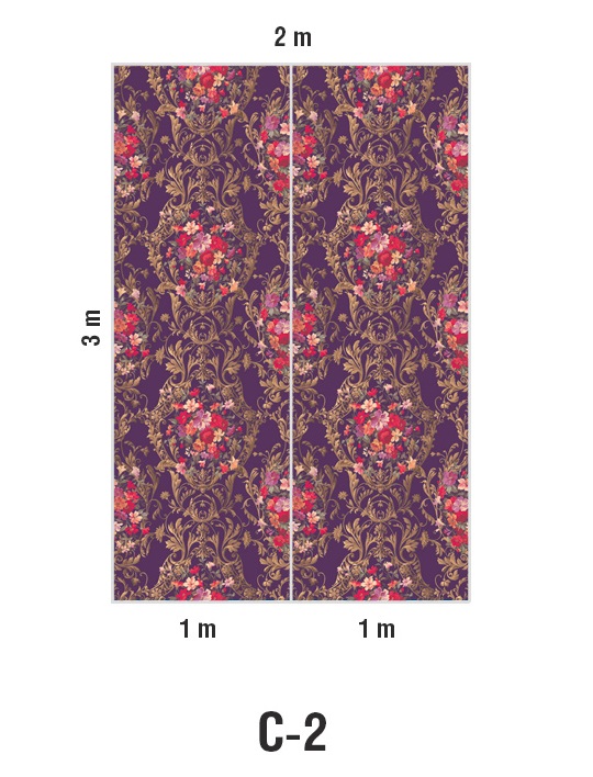 Панно Loymina Classic vol. II Medallion V10 022 C2 3х2 м
