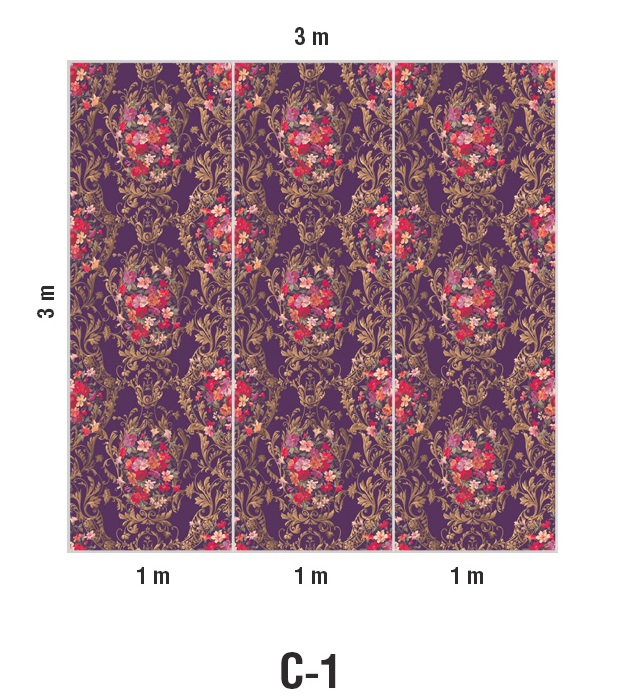 Панно Loymina Classic vol. II Medallion V10 022 C1 3х3 м