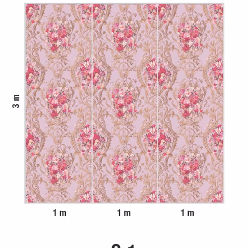 Панно Loymina Classic vol. II Medallion V10 221 C1 3х3 м