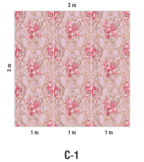 Панно Loymina Classic vol. II Medallion V10 221 C1 3х3 м