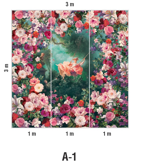 Панно Loymina Classic vol. II Fragonard V11 001 A1 3х3 м