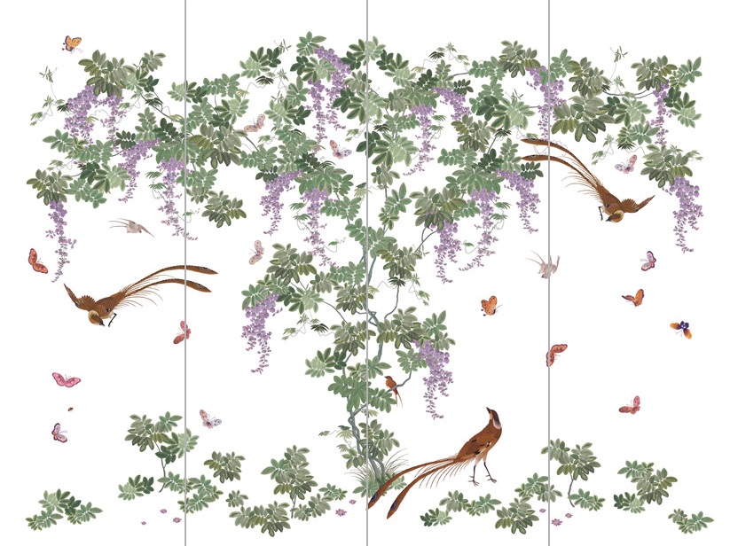 Панно Loymina Jetset Birds of Paradise Jet9 002 A1 3x4 м