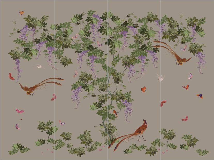 Панно Loymina Jetset Birds of Paradise Jet9 012 A1 3x4 м