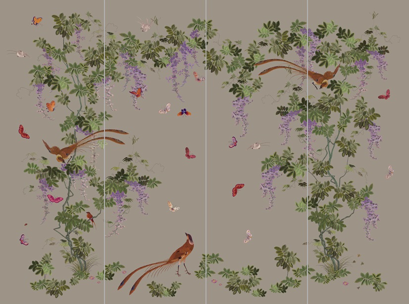 Панно Loymina Jetset Birds of Paradise Jet9 012 A2 3x4 м