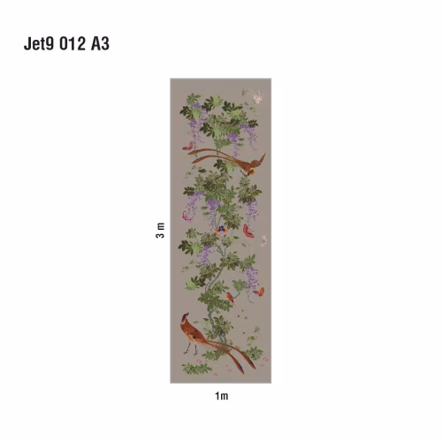 Панно Loymina Jetset Birds of Paradise Jet9 012 A3 3x1 м