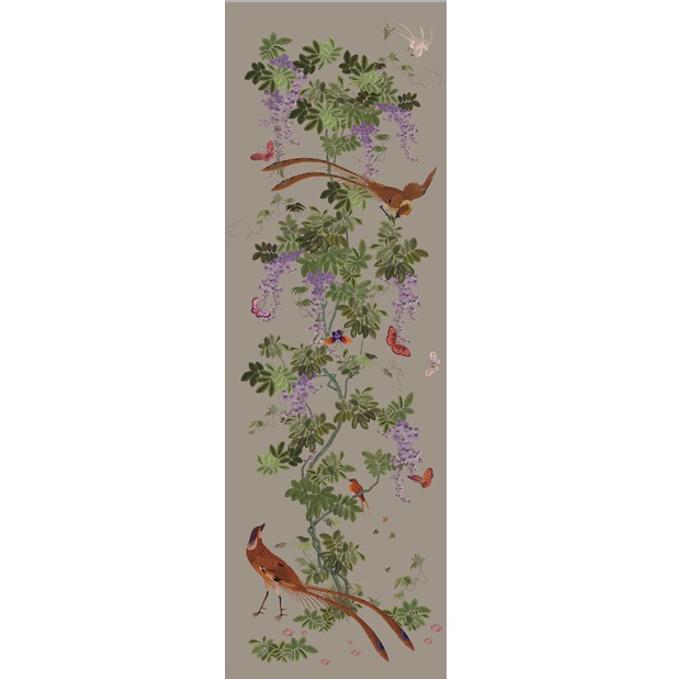 Панно Loymina Jetset Birds of Paradise Jet9 012 A3 3x1 м