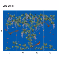 Панно Loymina Jetset Birds of Paradise Jet9 018 A1 3x4 м
