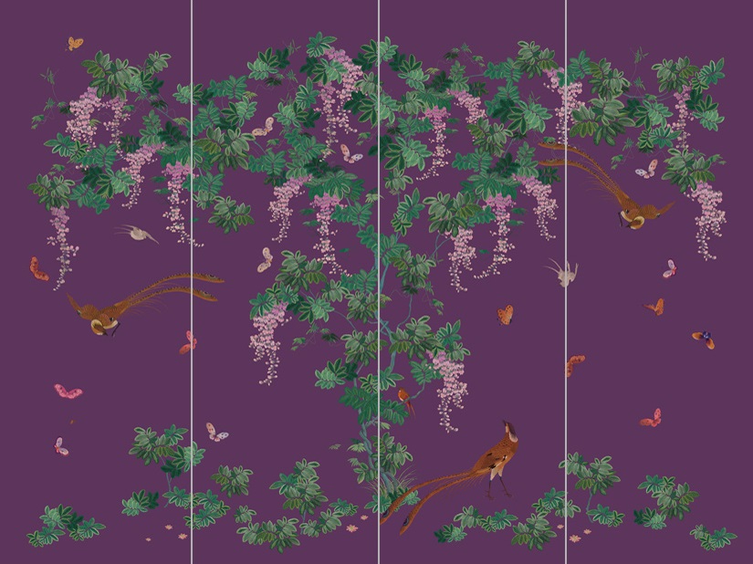 Панно Loymina Jetset Birds of Paradise Jet9 022 A1 3x4 м