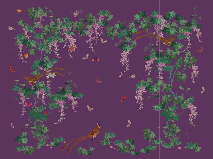 Панно Loymina Jetset Birds of Paradise Jet9 022 A2 3x4 м