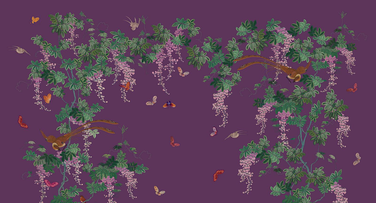 Панно Loymina Jetset Birds of Paradise Jet9 022 A2 3x4 м