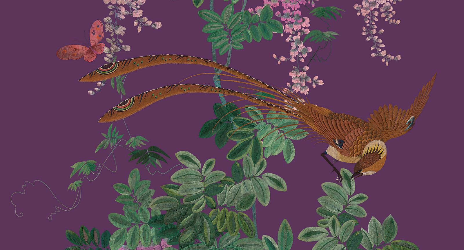 Панно Loymina Jetset Birds of Paradise Jet9 022 A3 3x1 м