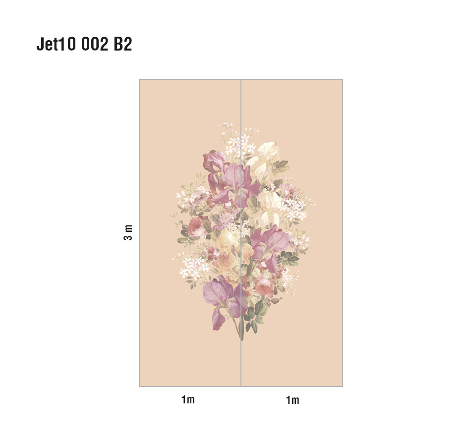 Панно Loymina Jetset Fleur de Lis Jet10 002 B2 3x2 м