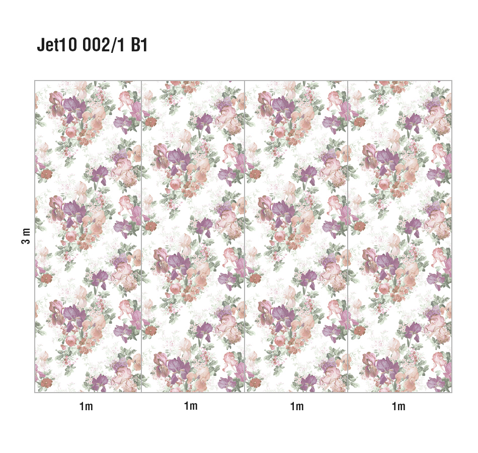 Панно Loymina Jetset Fleur de Lis Jet10 002/1 B1 3x4 м