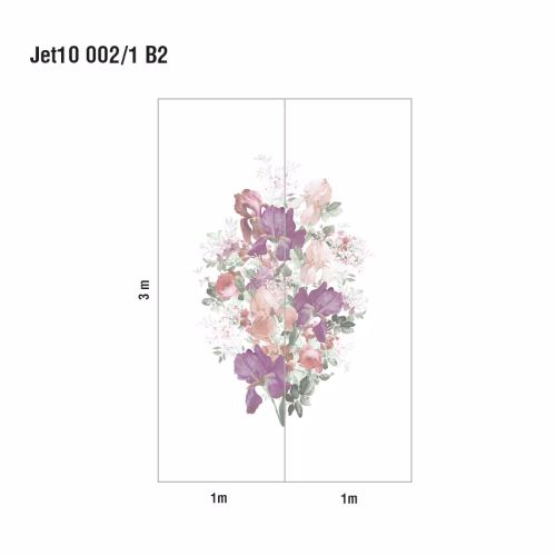Панно Loymina Jetset Fleur de Lis Jet10 002/1 B2 3x2 м