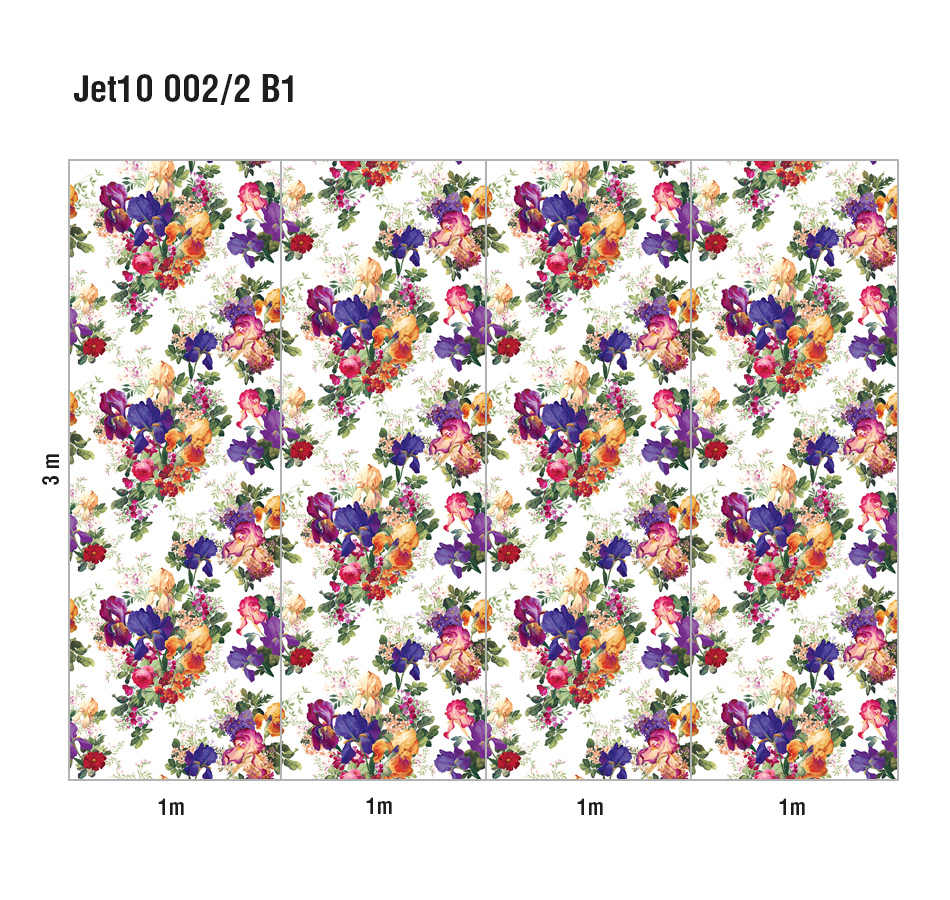 Панно Loymina Jetset Fleur de Lis Jet10 002/2 B1 3x4 м