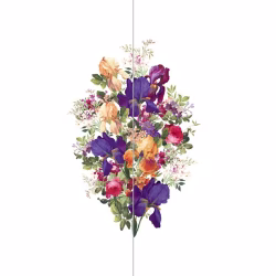 Панно Loymina Jetset Fleur de Lis Jet10 002/2 B2 3x2 м