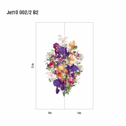 Панно Loymina Jetset Fleur de Lis Jet10 002/2 B2 3x2 м