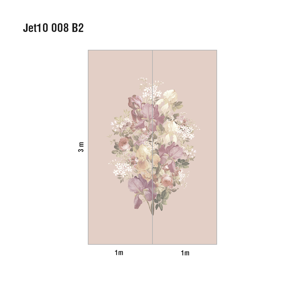 Панно Loymina Jetset Fleur de Lis Jet10 008 B2 3x2 м