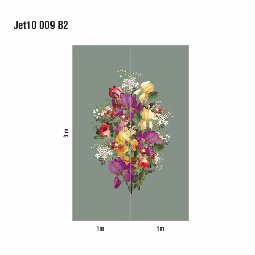 Панно Loymina Jetset Fleur de Lis Jet10 009 B2 3x2 м