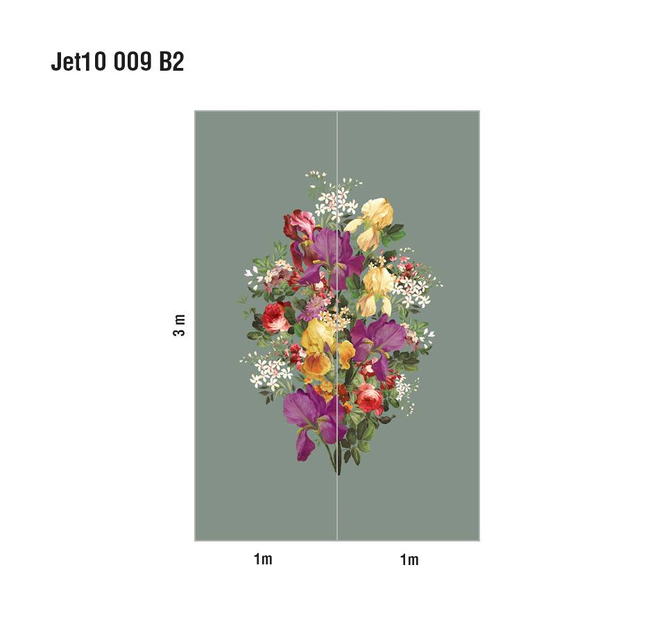 Панно Loymina Jetset Fleur de Lis Jet10 009 B2 3x2 м