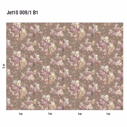 Панно Loymina Jetset Fleur de Lis Jet10 009/1 B1 3x4 м