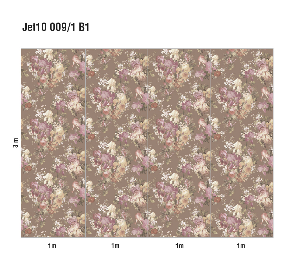 Панно Loymina Jetset Fleur de Lis Jet10 009/1 B1 3x4 м