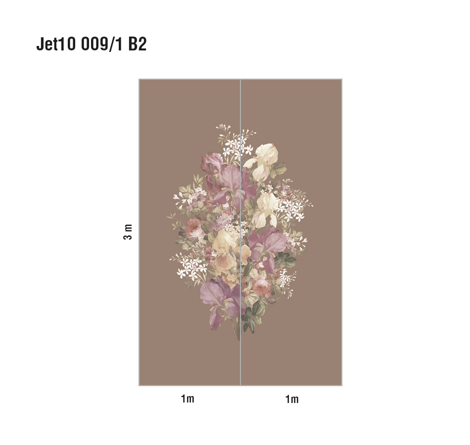 Панно Loymina Jetset Fleur de Lis Jet10 009/1 B2 3x2 м