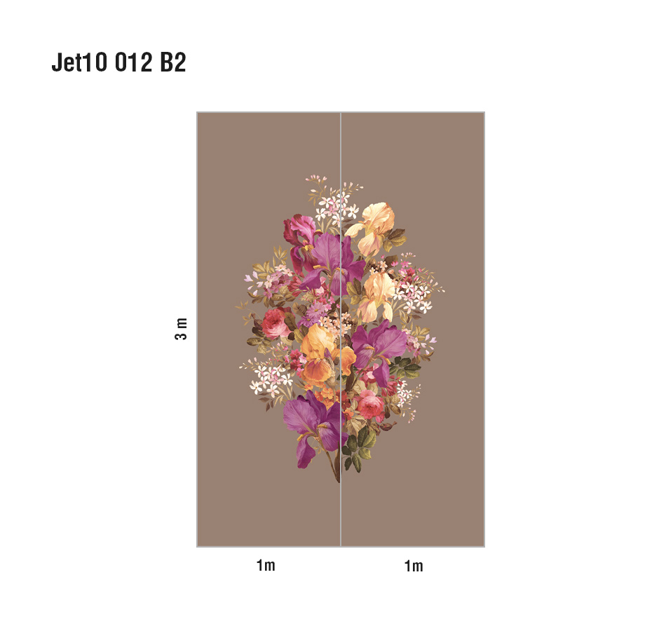 Панно Loymina Jetset Fleur de Lis Jet10 012 B2 3x2 м