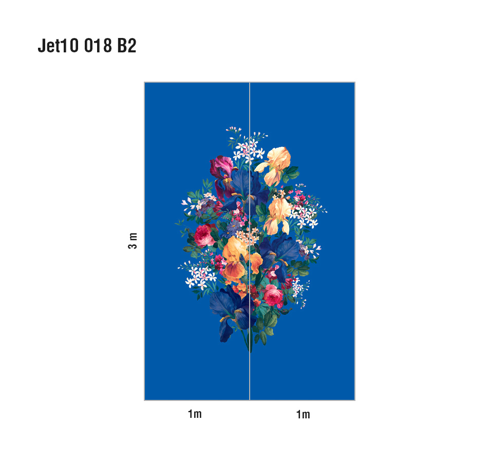 Панно Loymina Jetset Fleur de Lis Jet10 018 B2 3x2 м