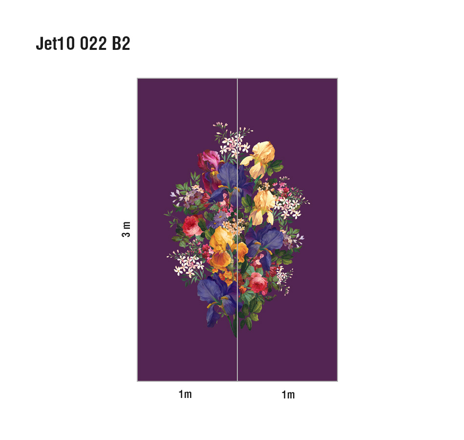 Панно Loymina Jetset Fleur de Lis Jet10 022 B2 3x2 м