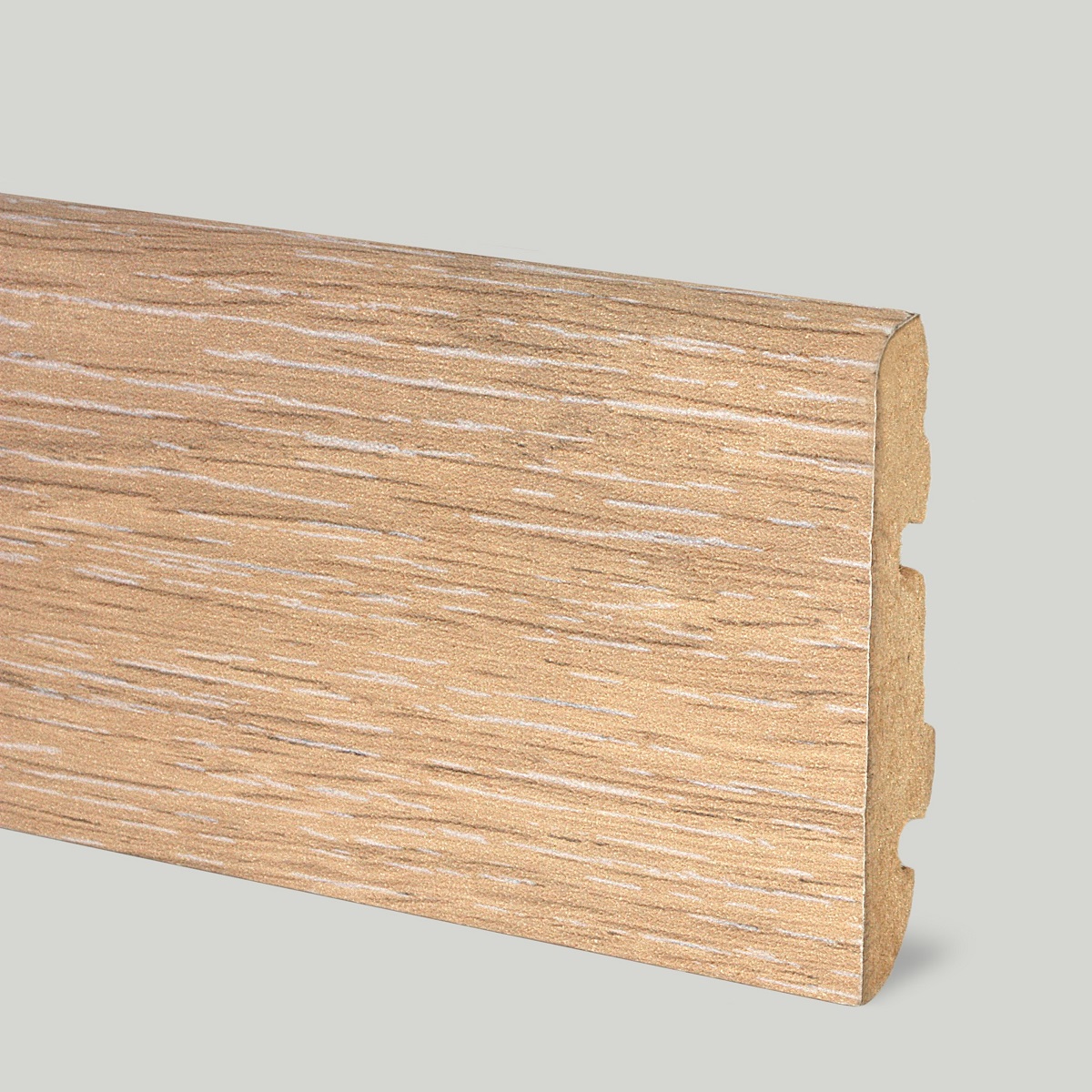 Плинтус МДФ ламинированный Alloc Дуб Белый 3675 2400×60×14