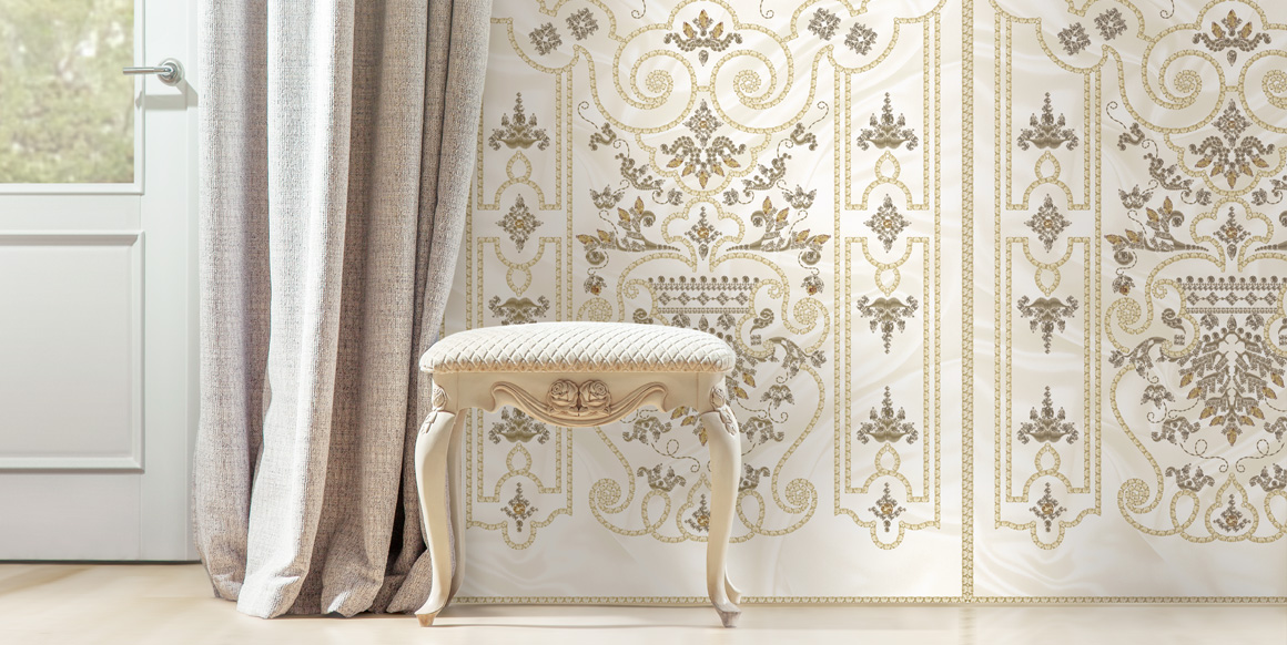 Панно Loymina Sialia Cartouche Q2 002 фото в интерьере