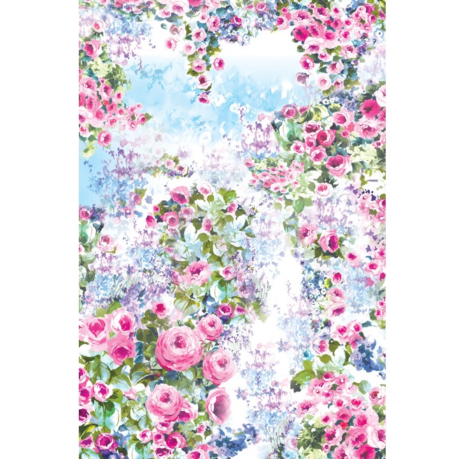 Панно Loymina Sialia Jardin des roses Q10 006 A2 3x2 м