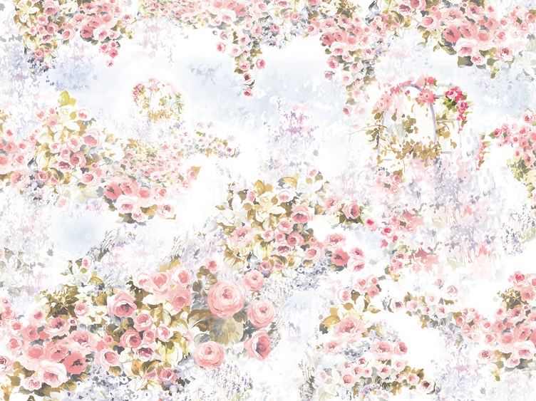 Панно Loymina Sialia Jardin des roses Q10 006/1 A1 3x4 м