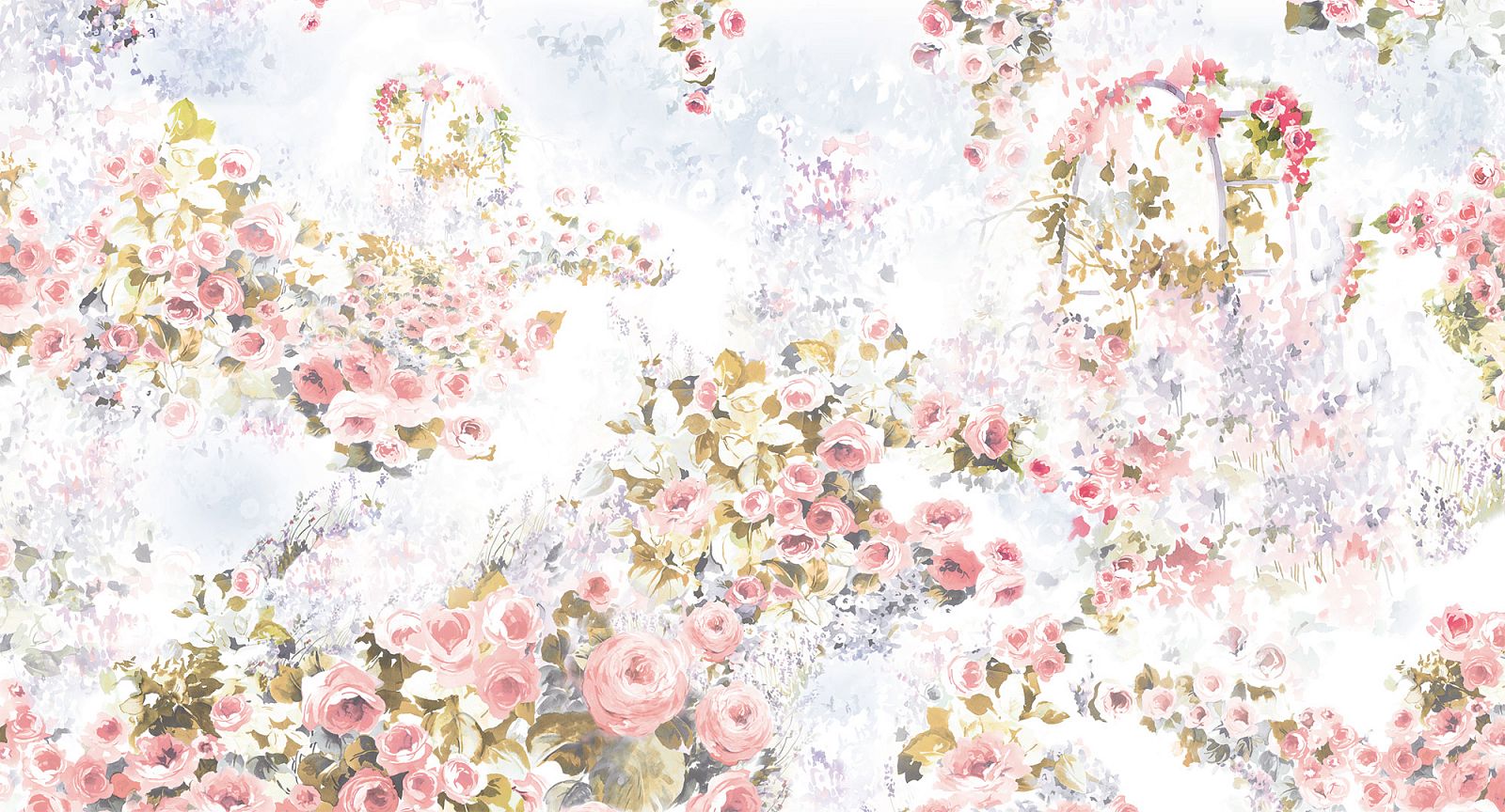 Панно Loymina Sialia Jardin des roses Q10 006/1 A1 3x4 м