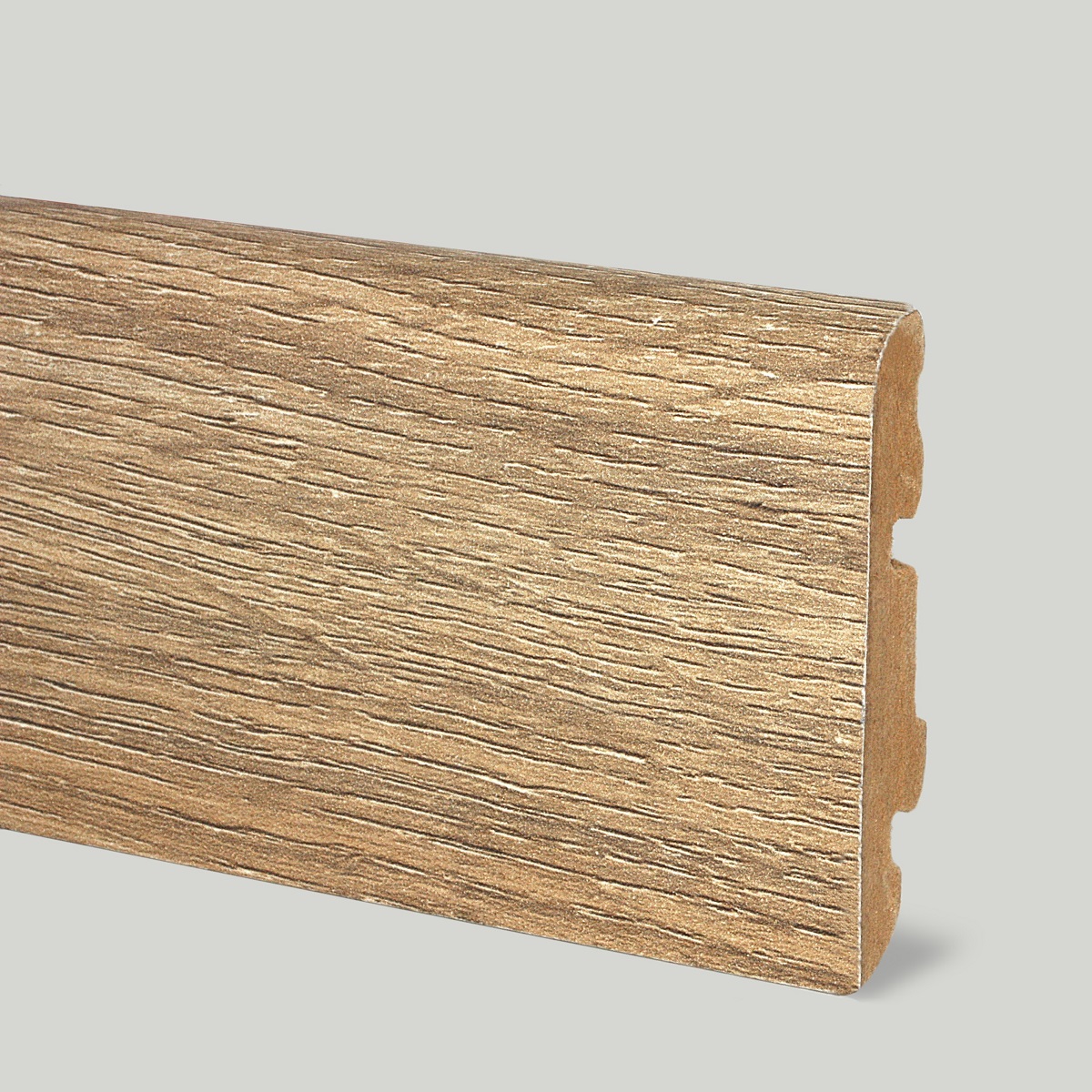 Плинтус МДФ ламинированный Alloc Дуб Светлый Каньон 8520 2400×60×14