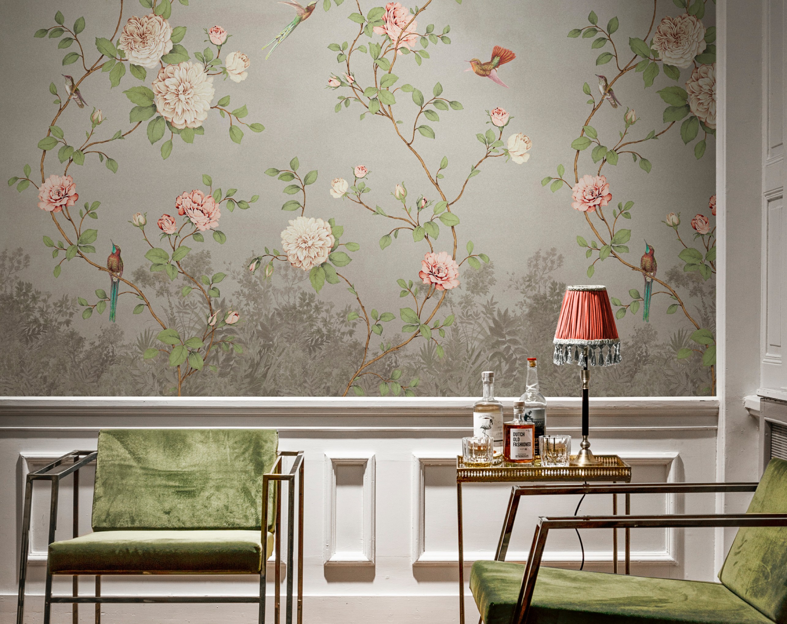 Панно BN International Fiore Rose Garden 200459 фото в интерьере