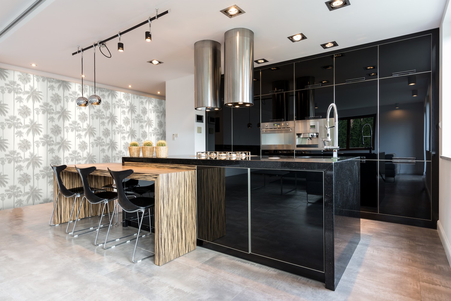 Обои Architector Malibu Coconut palms ML01415 фото в интерьере