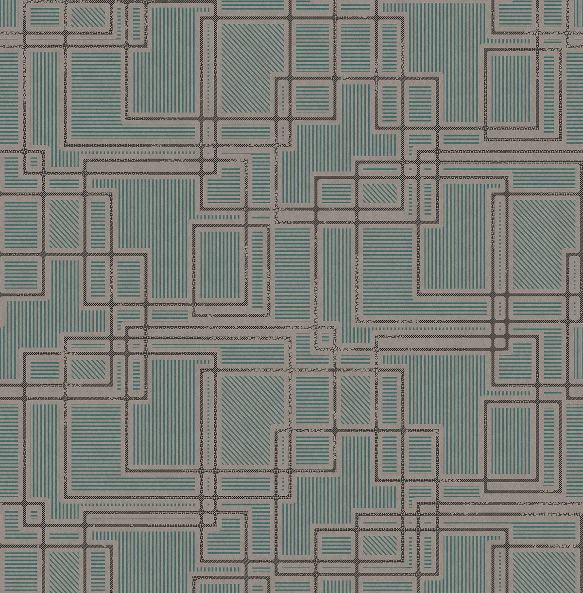 Обои Architector Mondrian Retro bauhaus lines KTM1717