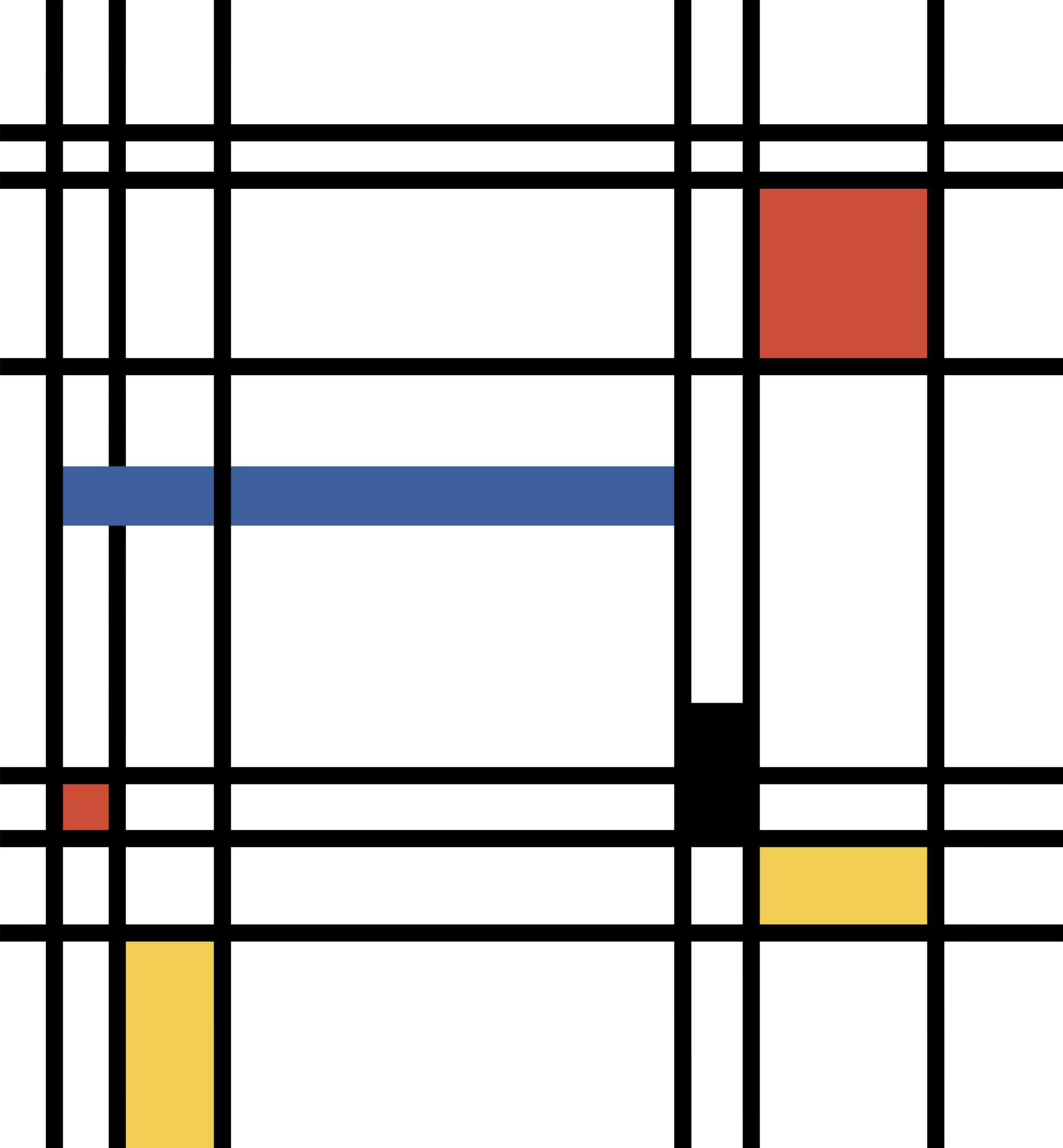 Панно Architector Mondrian Mural KTM1001M