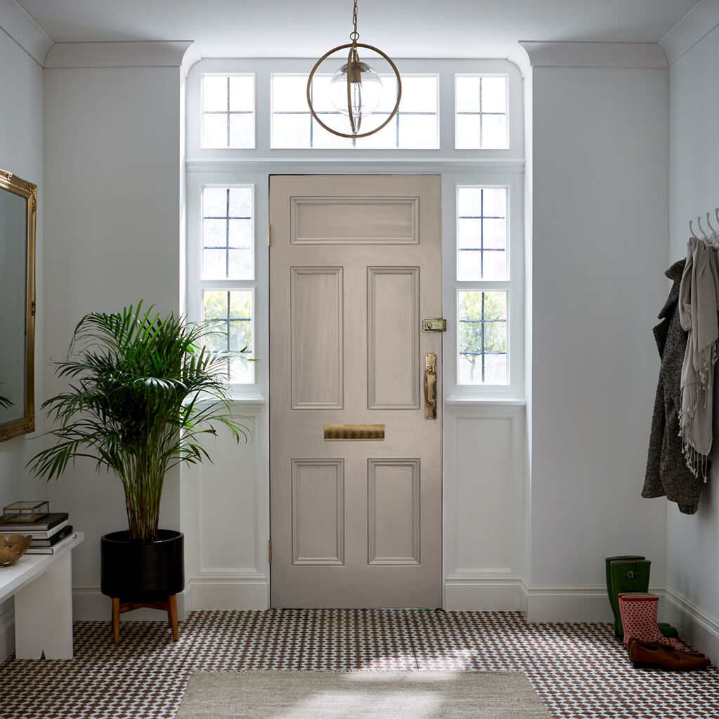 Краска Graham & Brown цвет Fondue Durable Matt Emulsion 0,1 л фото в интерьере