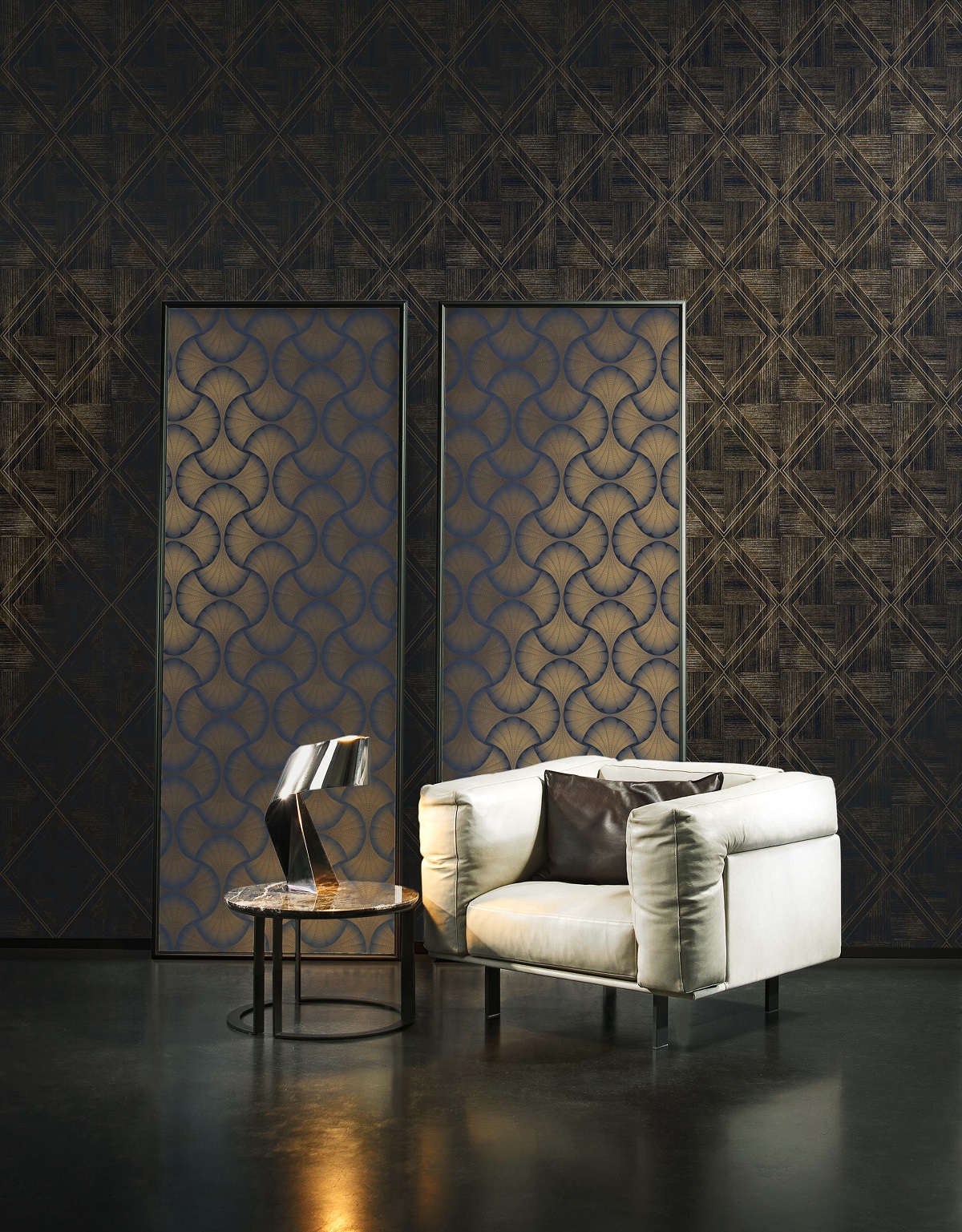 Обои Trendsetter Renzo RE4104 фото в интерьере