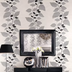 Обои Architector Black & white Leaves 1303200